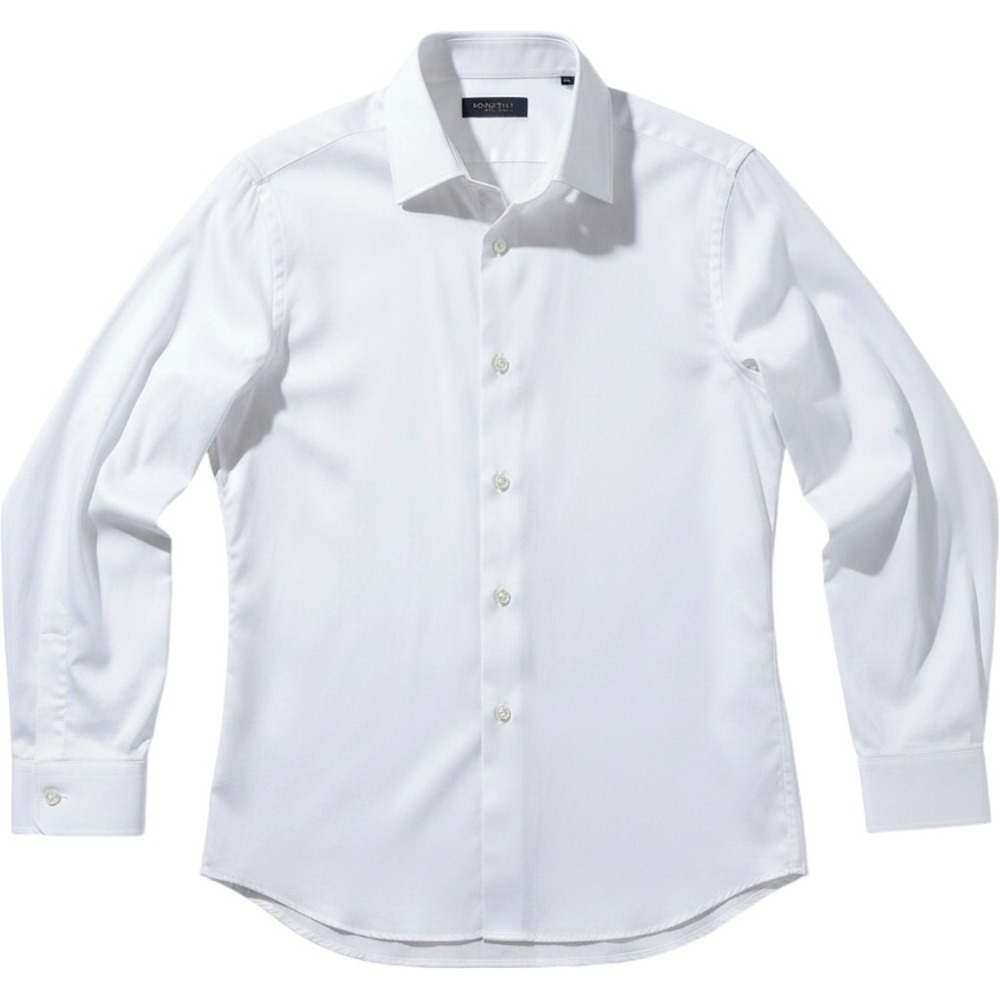 Apt. 9 Mens Dress Shirt 17 34/35 White Premier Flex Slim Fit Cotton Stretch L/S